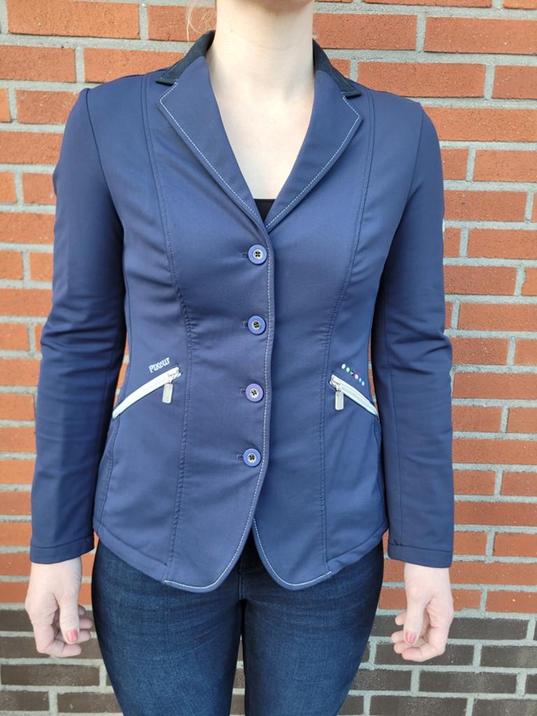 Pikeur wedstrijdjasje blauw, Dieren en Toebehoren, Paardrijkleding, Ophalen of Verzenden, Zo goed als nieuw, Bovenkleding