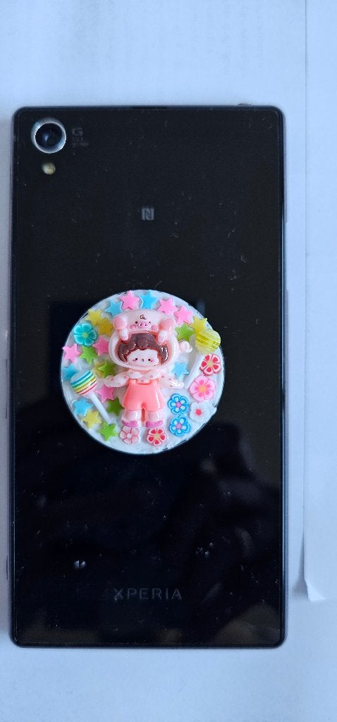 Leuke Meisje Popsocket Telefoonhouder - Universeel, Ophalen of Verzenden, Nieuw, Telefoonhanger of Accessoire, Universeel