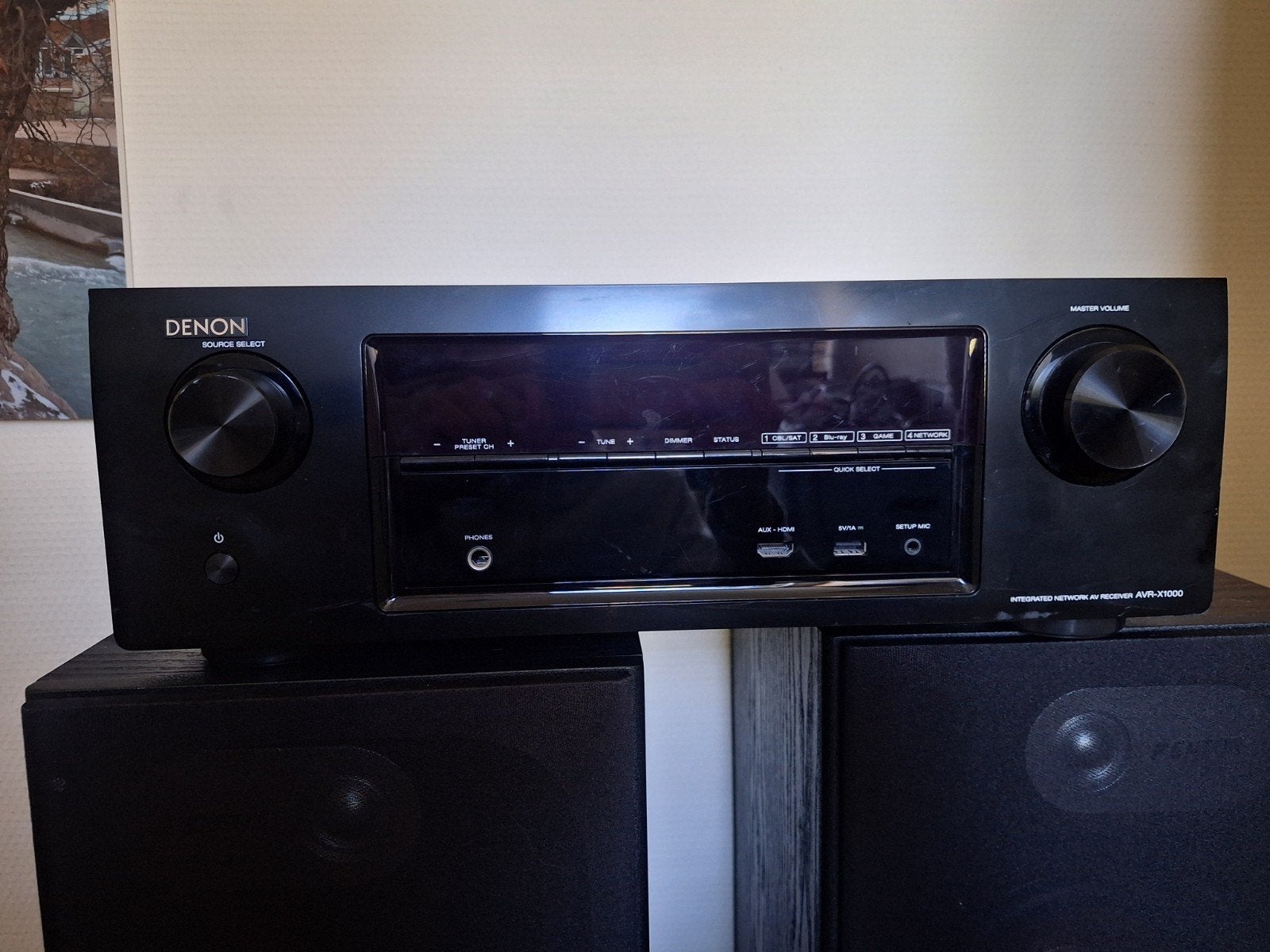 Denon AVR-X1000 AV Receiver - gebruikt, Ophalen, Denon, Zo goed als nieuw, 60 tot 120 watt