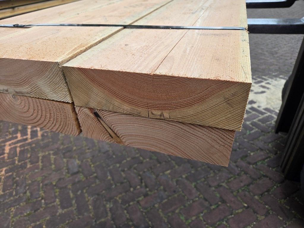 6 Douglas balken 70x250 mm / 2.45 meter lang - nr: TB58, Ophalen, 180 tot 250 cm, Balken