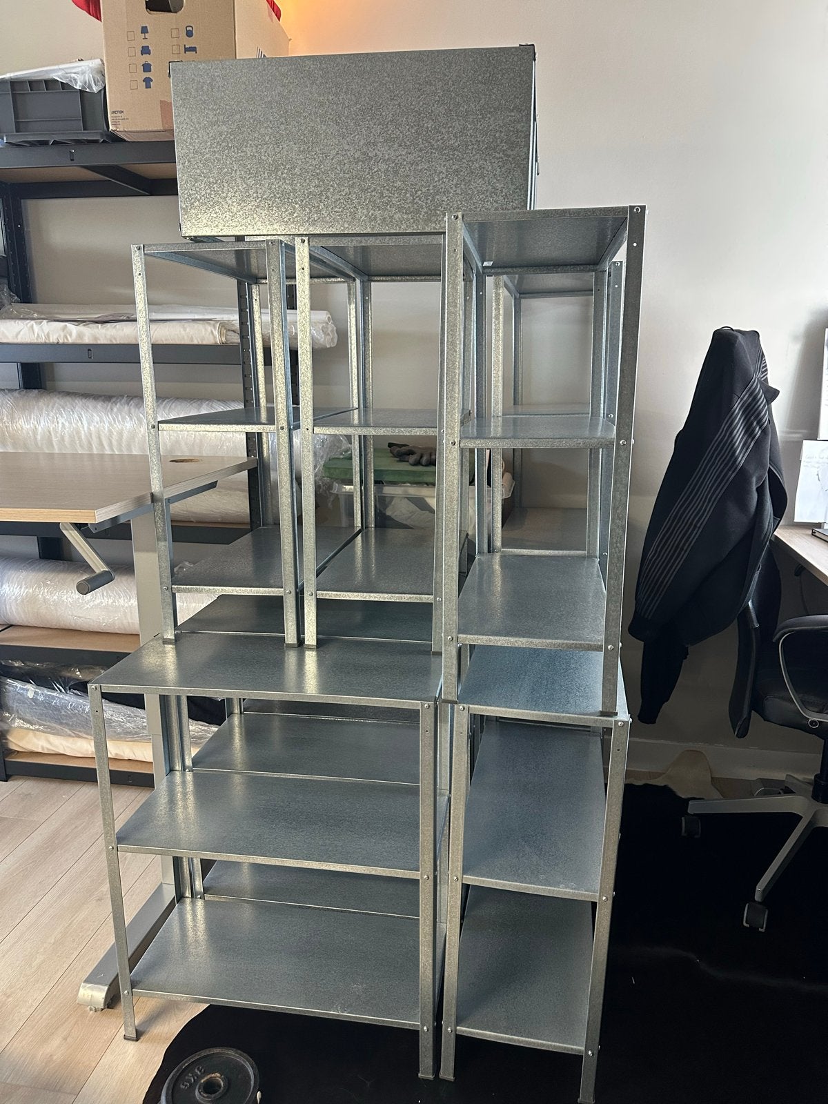 10x IKEA Hyllis Stellingkast 60x27x74 cm - Gegalvaniseerd, Ophalen, Gebruikt