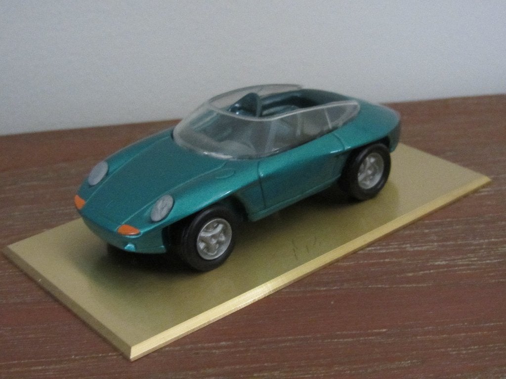 Porsche Panamericana 1989 Op bronzen sokkel, Ophalen of Verzenden, Nieuw, Auto, Overige merken