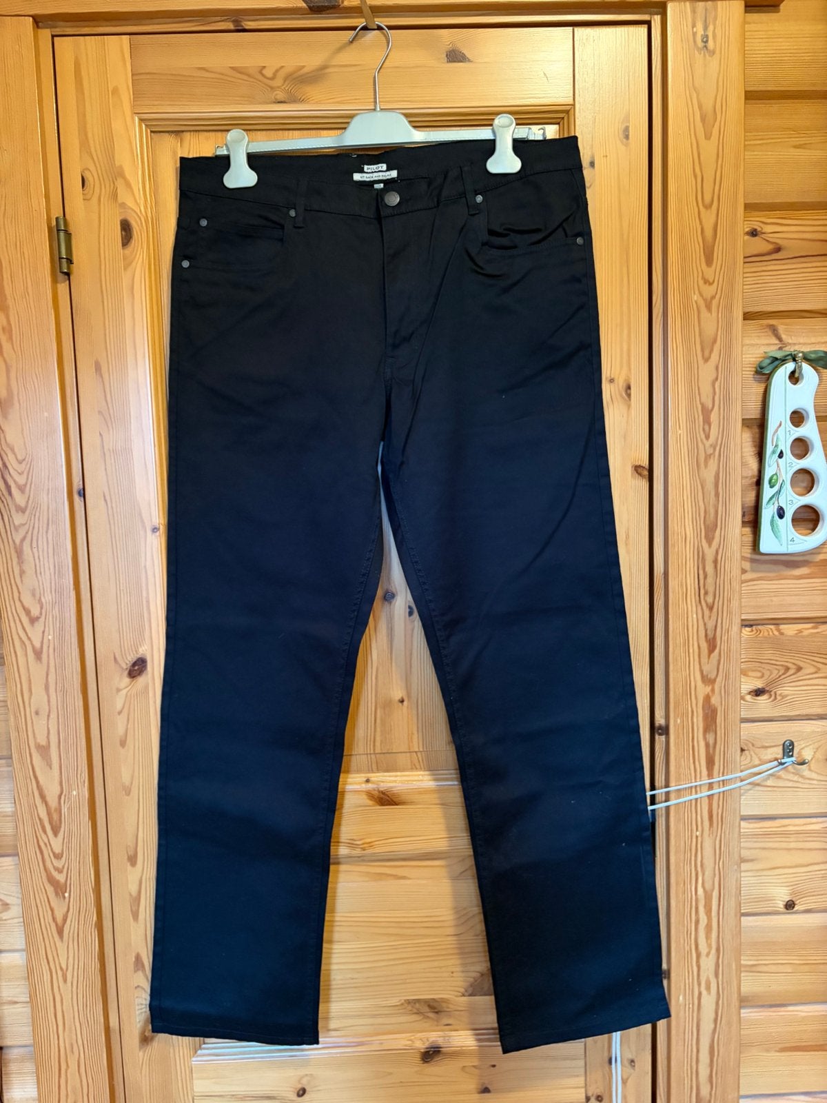 Spijkerbroek zwart Pilot 40/34 nieuw, Ophalen of Verzenden, Nieuw, Zwart, W40 - W42 (confectie 56/58)