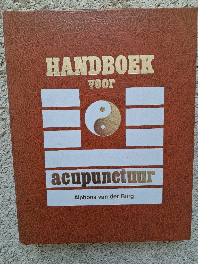 Boek Handboek voor Acupunctuur, auteur Alphons van der Burg, Ophalen of Verzenden, Zo goed als nieuw, Overige typen