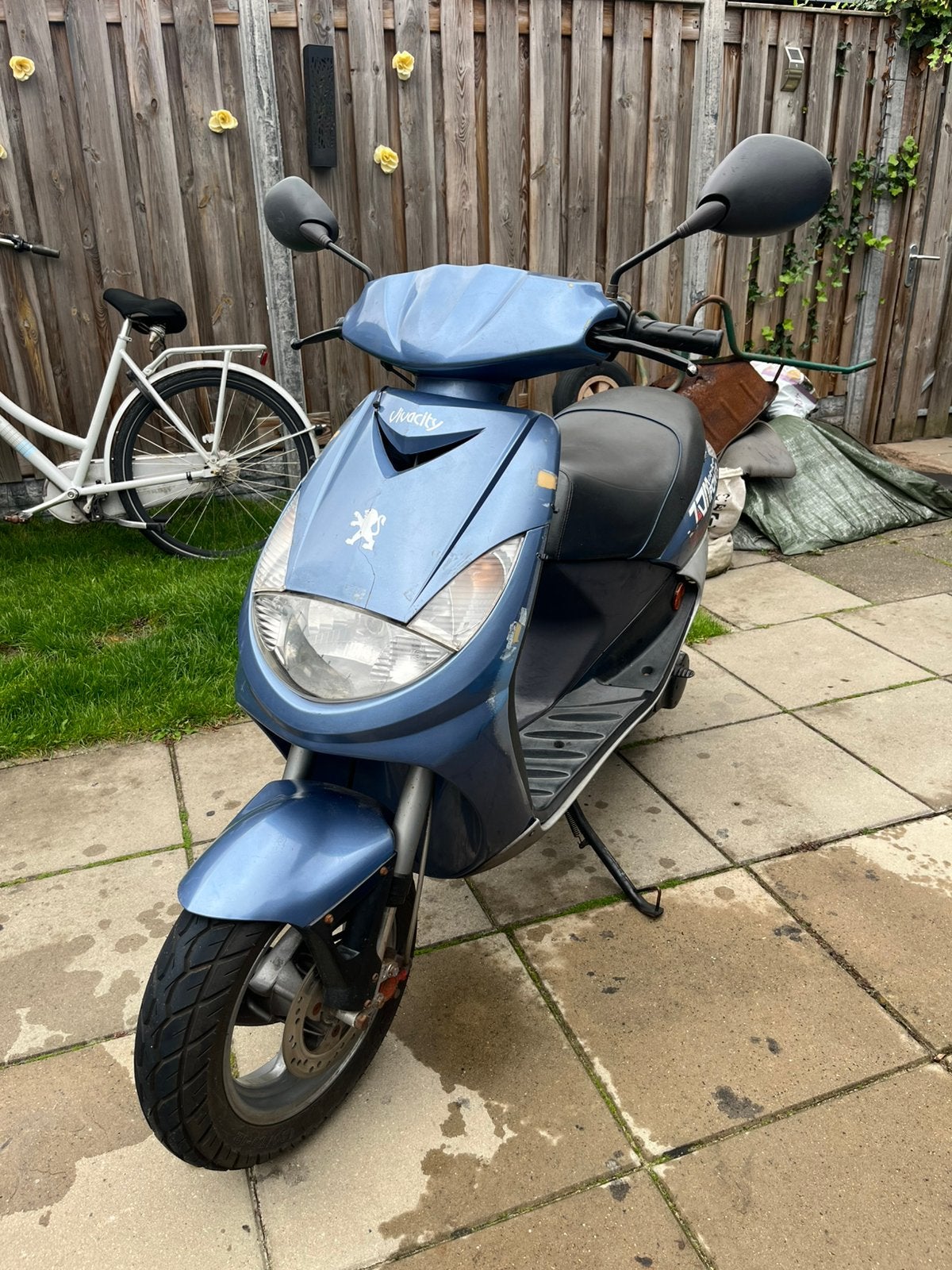 Peugot Vivacity bromplaat, Ophalen, Gebruikt, Vivacity