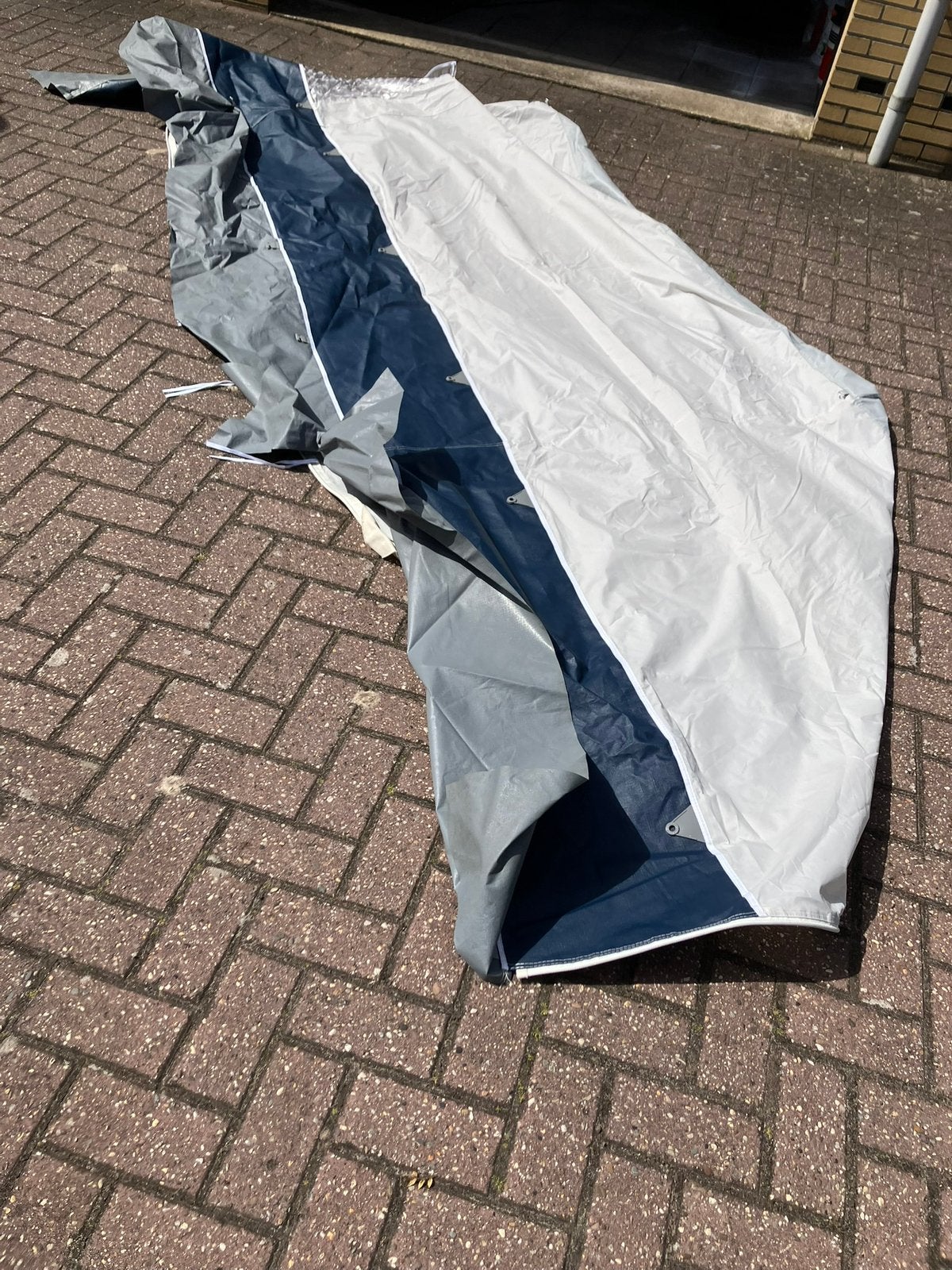 Uitbouw rechterkant met binnentent en stokken, Ophalen of Verzenden, Gebruikt