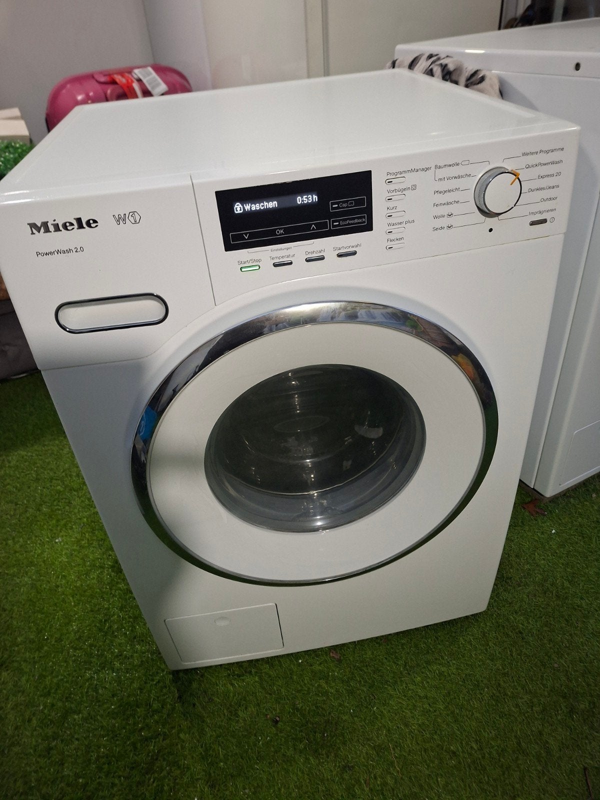 MIELE WASMACHINE W1 POWERWASH 2.0 A+++, 8 tot 10 kg, Ophalen, 1600 toeren of meer, 85 tot 90 cm