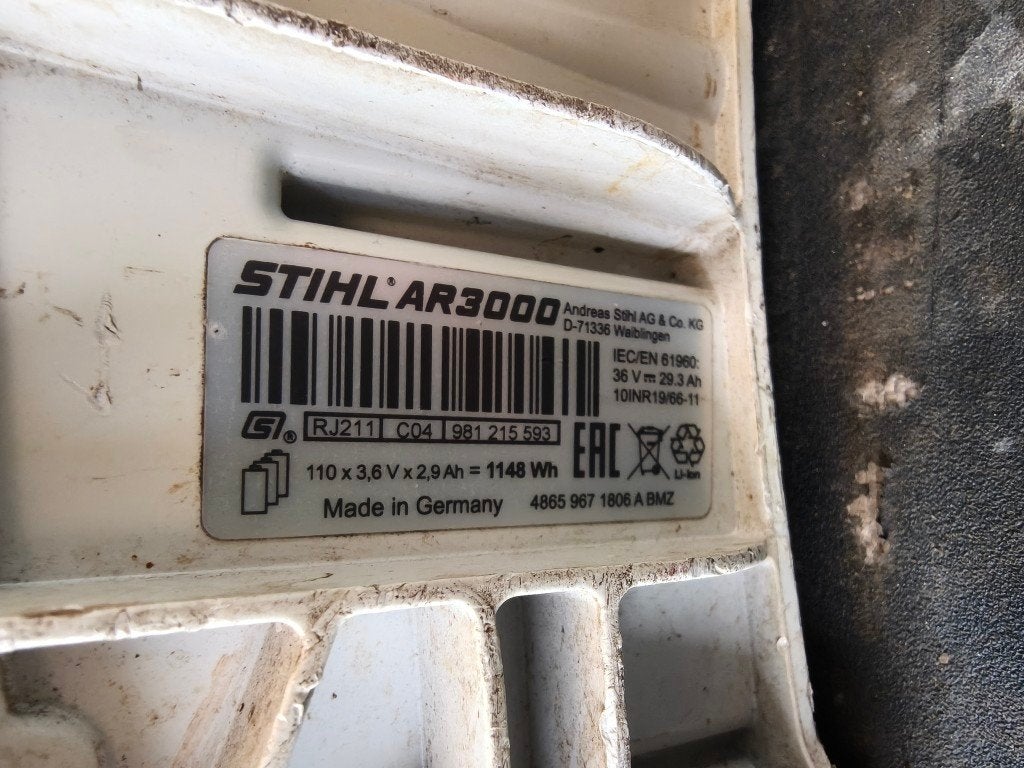 Stihl AR3000 accupack met storing, inclusief rugtas, Ophalen, Gebruikt, Stihl, /