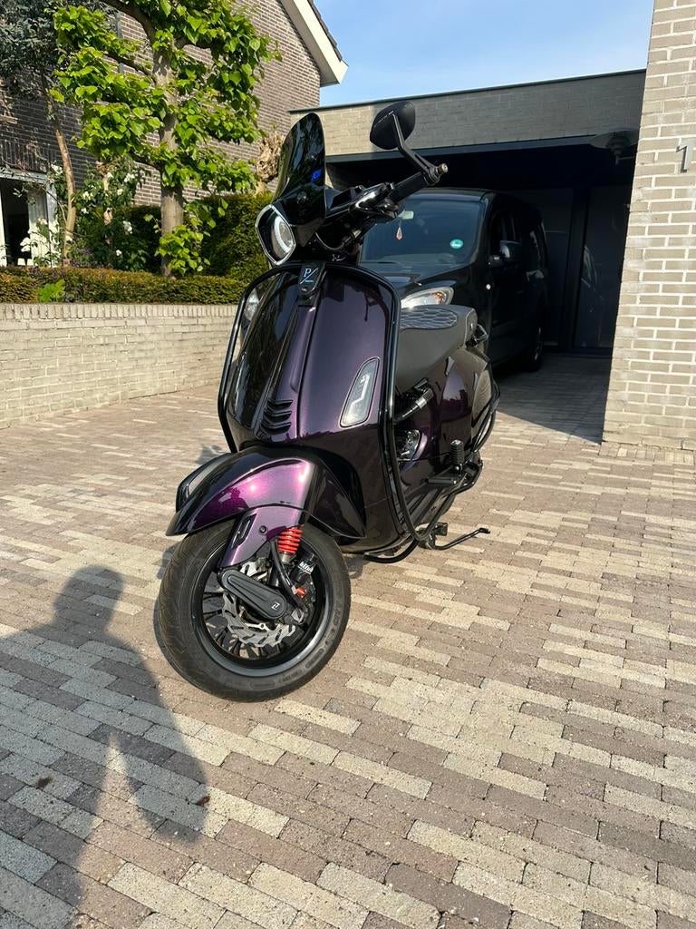 Vespa Srint BUC Midnight purple 80cc akrapvic 2v Uniek, Fietsen en Brommers, Scooters | Vespa, Ophalen, Maximaal 45 km/u, Vespa S