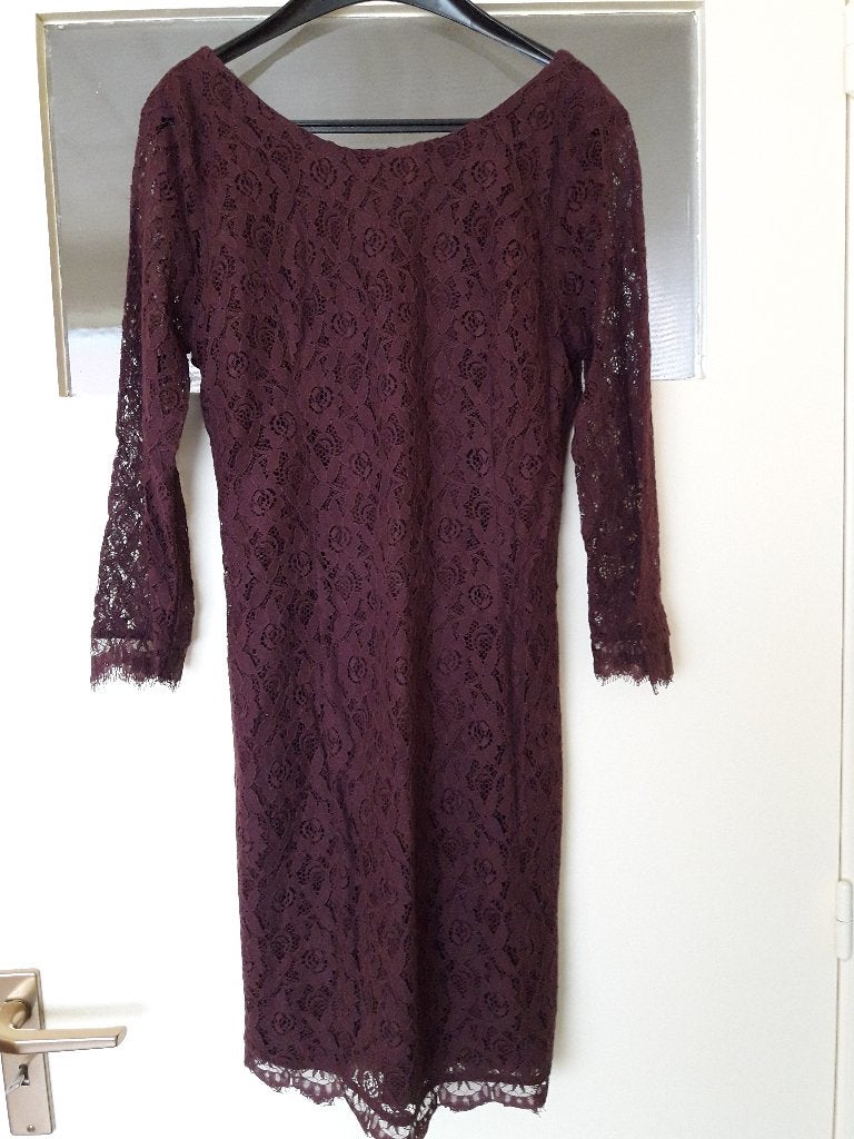 jurk Merk Only , maat 38 , kleur aubergine , nieuw, Maat 38/40 (M), Paars, Nieuw, Ophalen of Verzenden