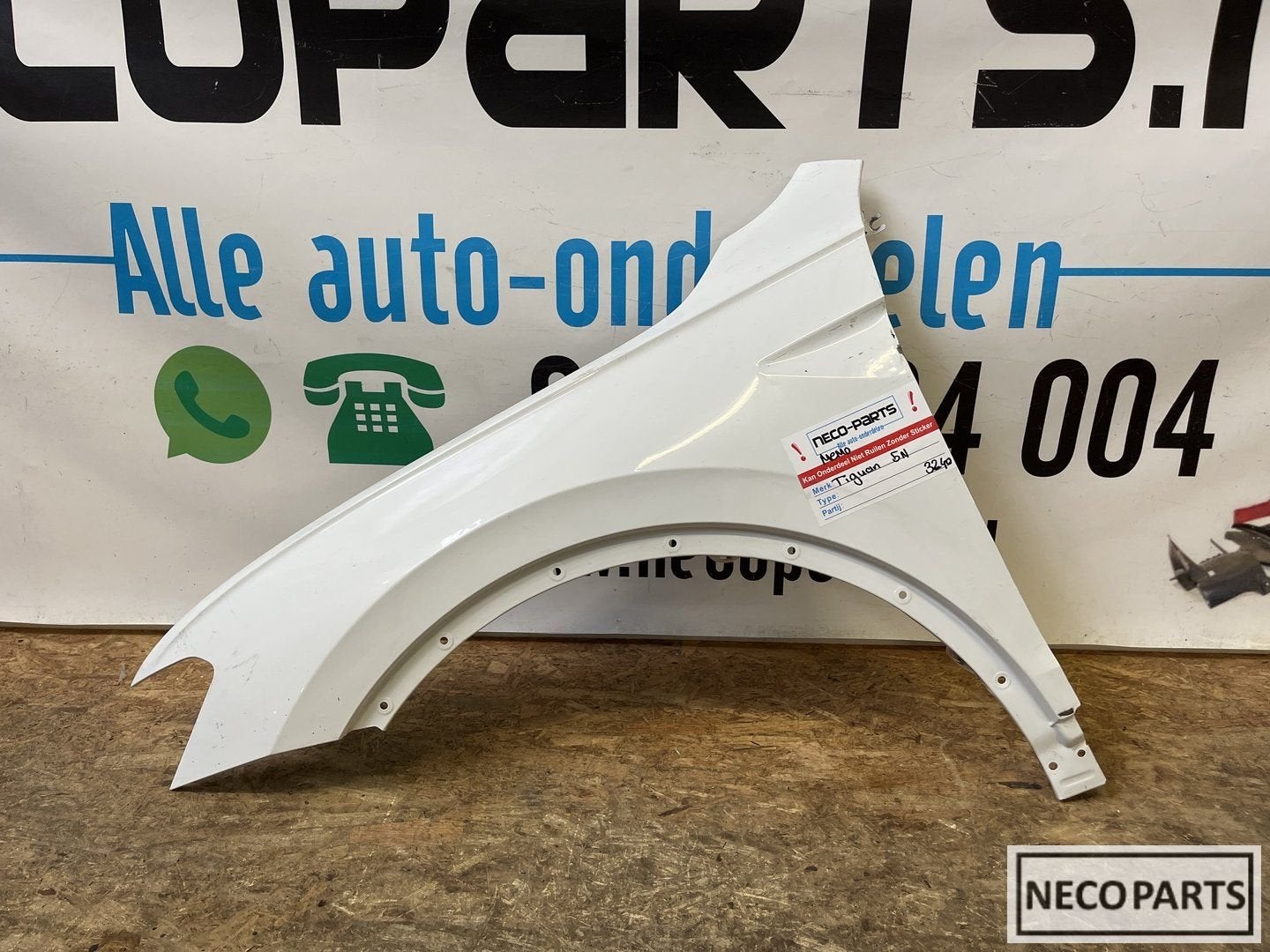 VOLKSWAGEN TIGUAN 5N ZIJSCHERM SPATBORD ORIGINEEL, Gebruikt, -, Volkswagen, -