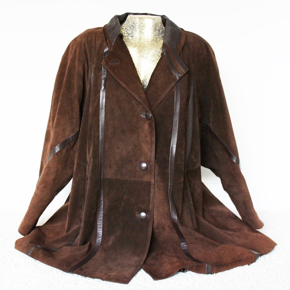 Prachtige Leren Kircilar Jas (Maat 42)* € 70,-