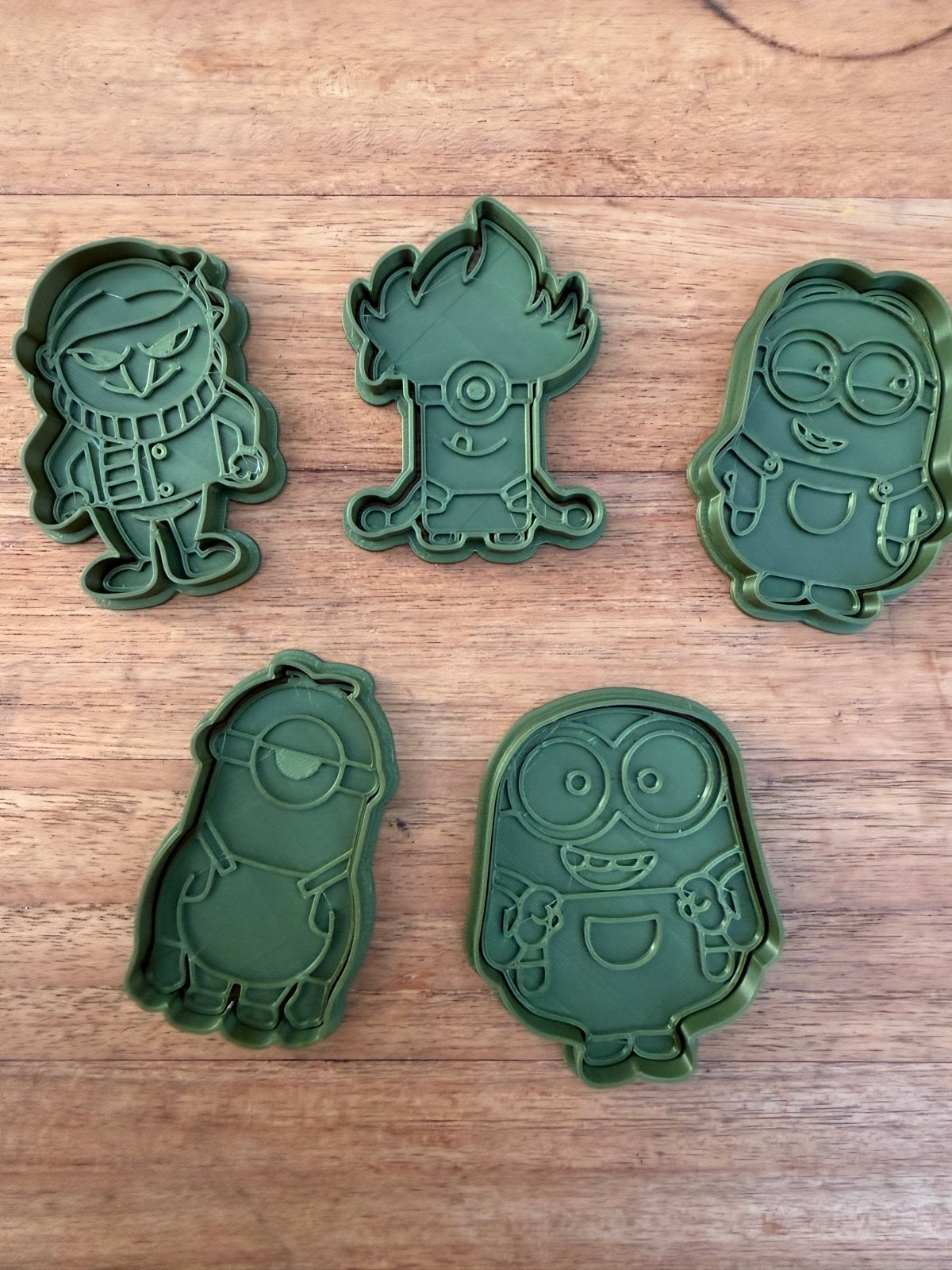 Minions Koekjesuitstekers Set - 5 Stuks, Ophalen of Verzenden, Zo goed als nieuw