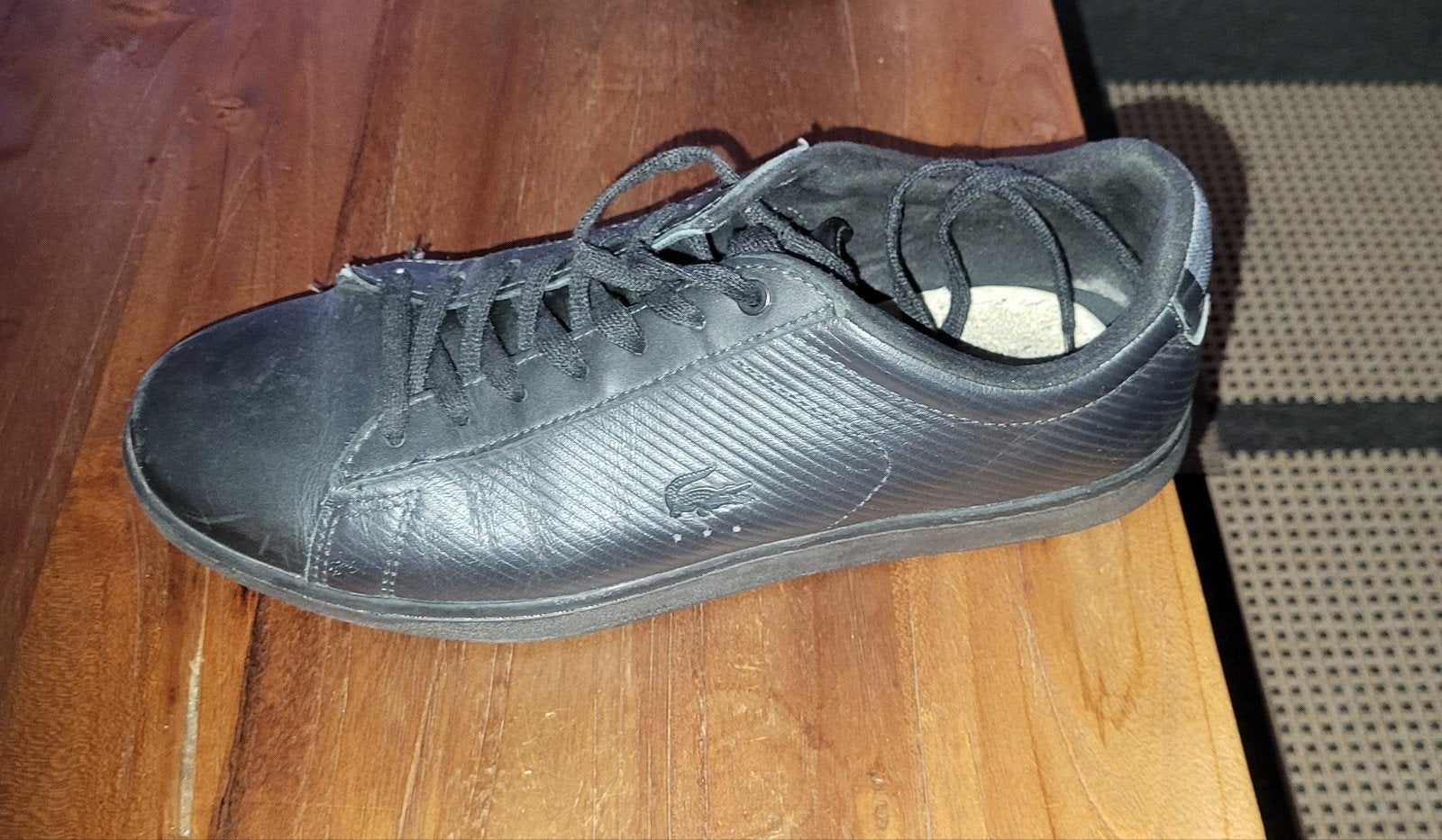 LACOSTE schoenen 42.5, Ophalen, Zo goed als nieuw, Zwart, Lacosto