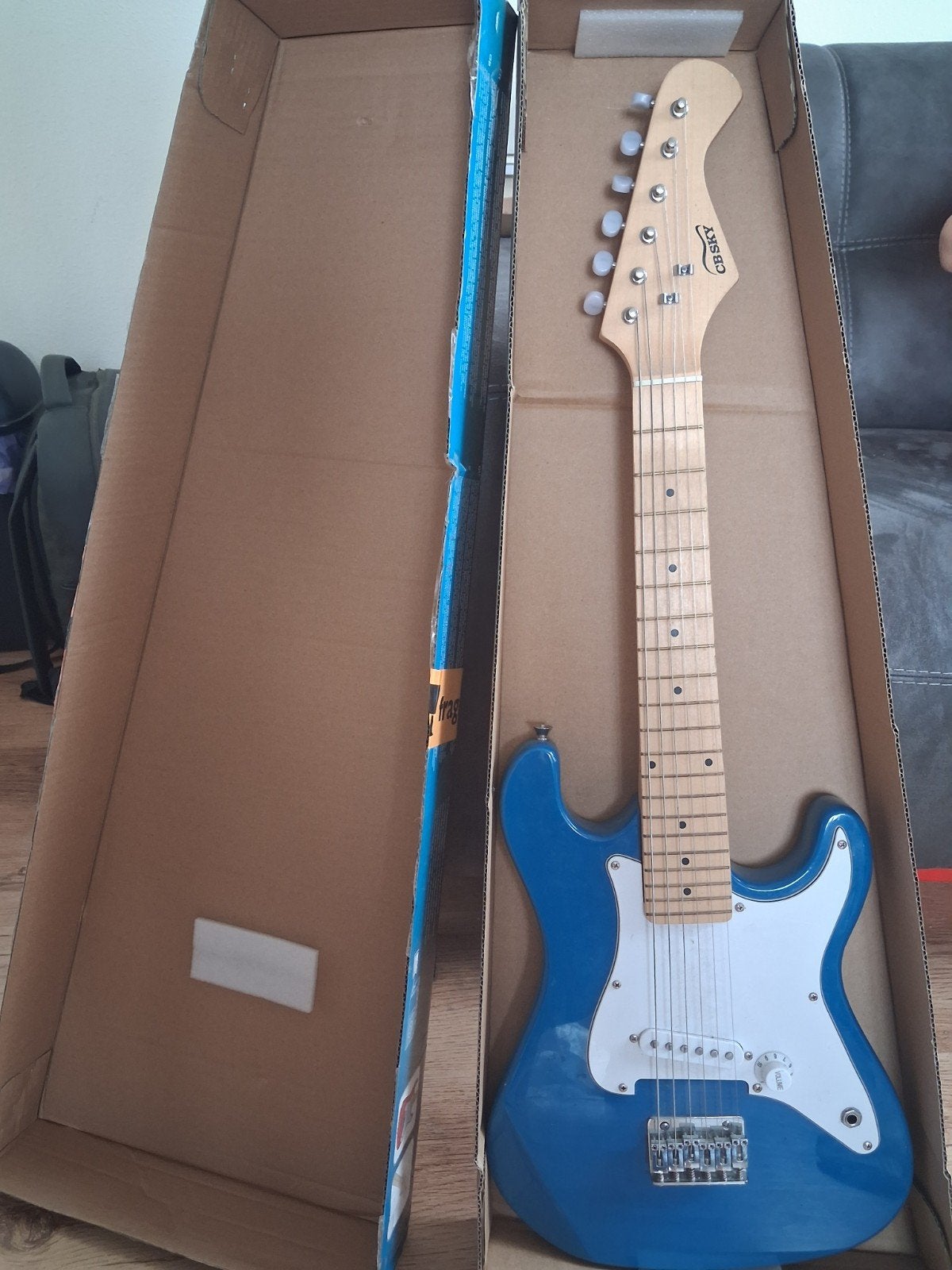 CBSKY Kindergitaar - Blauw, Ophalen of Verzenden, Zo goed als nieuw, Overige typen