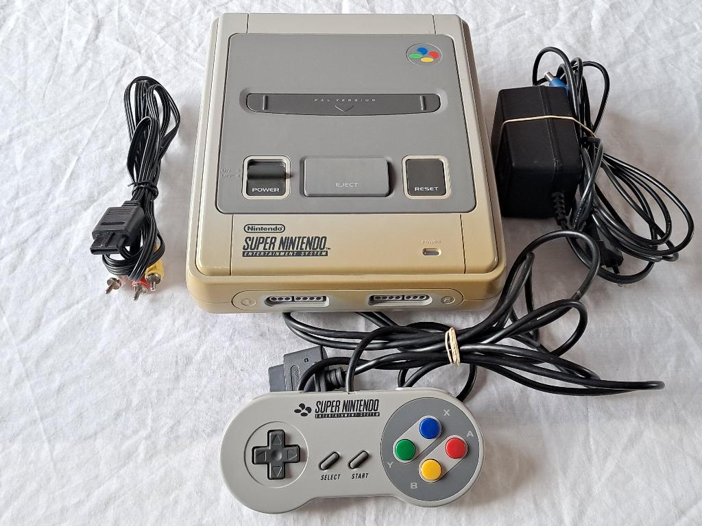 Super Nintendo SNES ONE CHIP / 1-CHIP Console + Controller, Verzenden, Gebruikt, Met 1 controller
