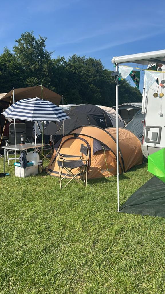 Outwell Fusion 300 Pop-up Tent - Snel Opgezet!, Caravans en Kamperen, Tenten, Ophalen, Gebruikt, Tot en met 3