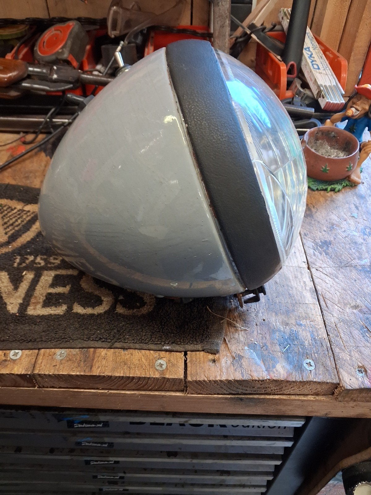 oldtimer auto motor koplamp citroen, Ophalen