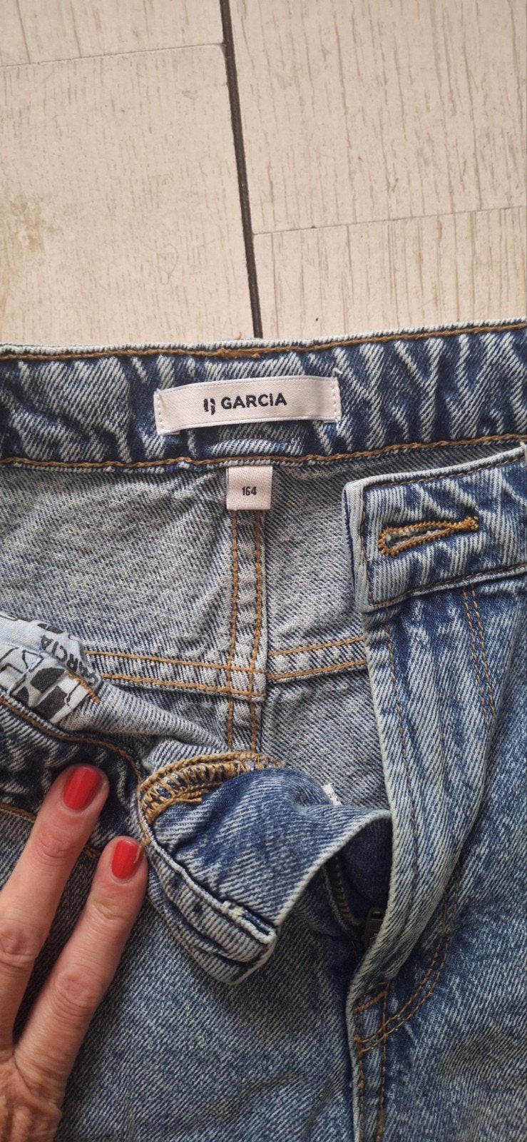 jeans daka, Ophalen, Zo goed als nieuw, Blauw, W32 (confectie 46) of kleiner