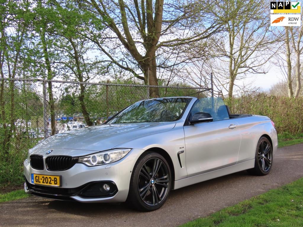 BMW 4-serie Cabrio 428i High Executive *NL AUTO *MPACK *HEAD, Automaat, 745 kg, Gebruikt, Cabriolet