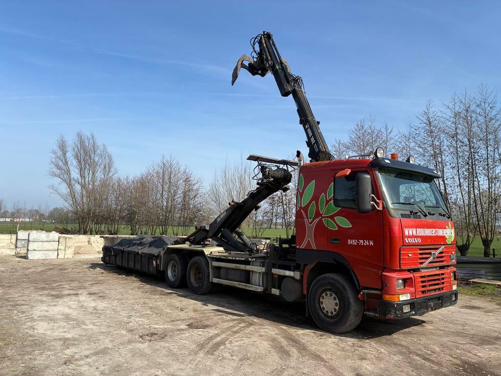 MMBS knijperwagen volvo fh12 met afzetsysteem landbouw, Auto's, Vrachtwagens, Particulier, Volvo, Diesel, Handgeschakeld, Rood