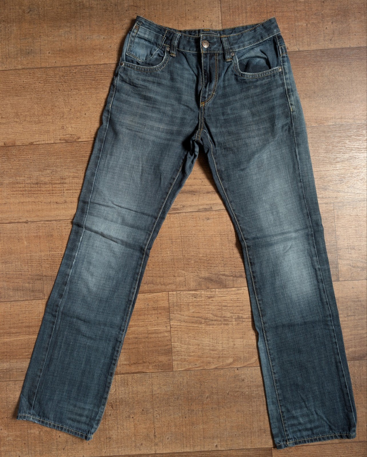 Blauwe Angelo Litrico spijkerbroek – Maat 30/34, Blauw, Angelo Litrico, W32 (confectie 46) of kleiner, Ophalen of Verzenden