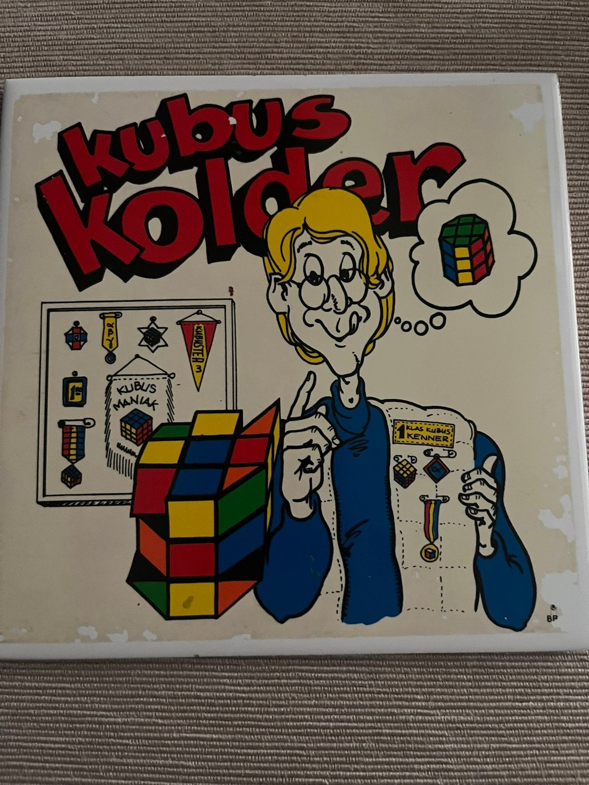 Tegel rubik kubus kolder, Ophalen, Zo goed als nieuw