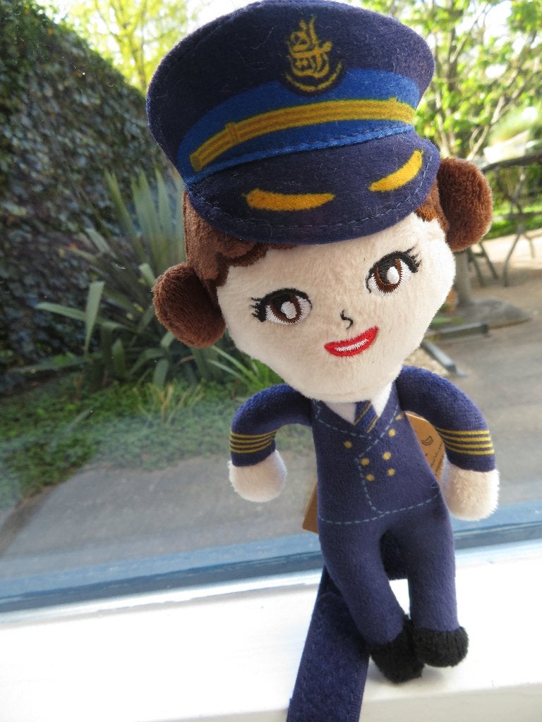 Pop popje Captain Amelia Blanker Buddy Emirates, Overige typen, Blauw, Ophalen of Verzenden, Met label