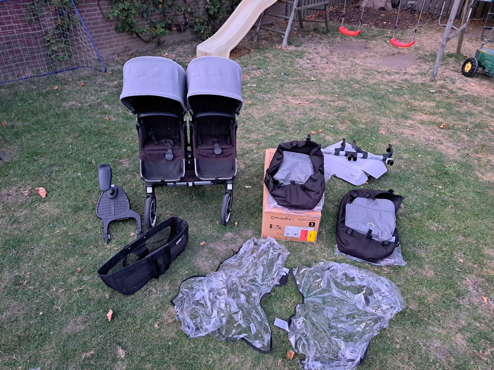 Bugaboo Donkey Duo Kinderwagen met accessoires, Ophalen, Gebruikt, Bugaboo, Combiwagen