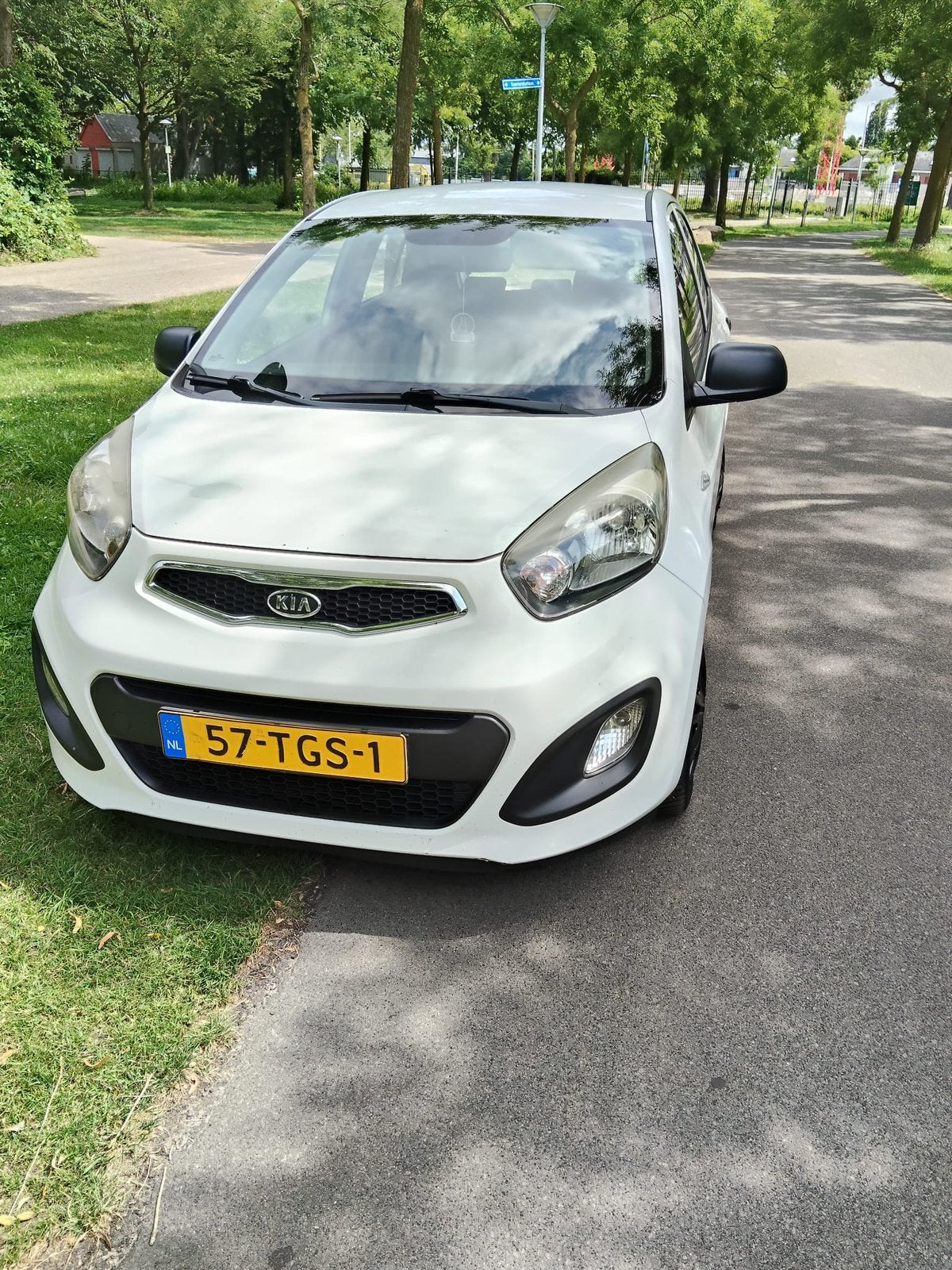 Kia Picanto 1.0 Cvvt 5-DRS 2012 Wit, Auto's, Voorwielaandrijving, 400 kg, Wit, Origineel Nederlands