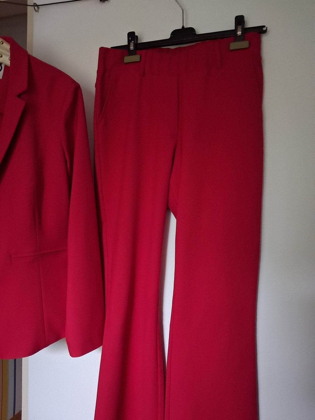 Rood pak &Co woman maat L, Maat 42/44 (L), Ophalen of Verzenden, Zo goed als nieuw, Lang