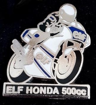 Honda 500 cc pin- zilverkleur emaille, Verzenden, Nieuw, Transport, Speldje of Pin