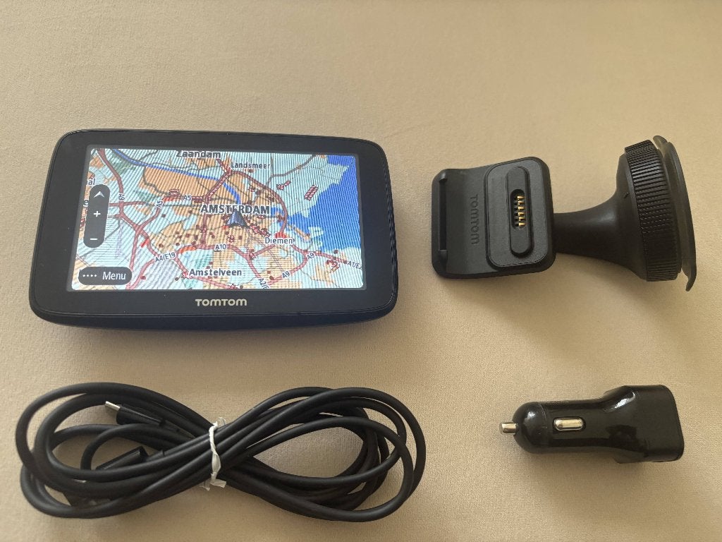 Tomtom GO 5200 Wifi World met LifeMaps-Traffic/File en Flits, Ophalen of Verzenden, Gebruikt