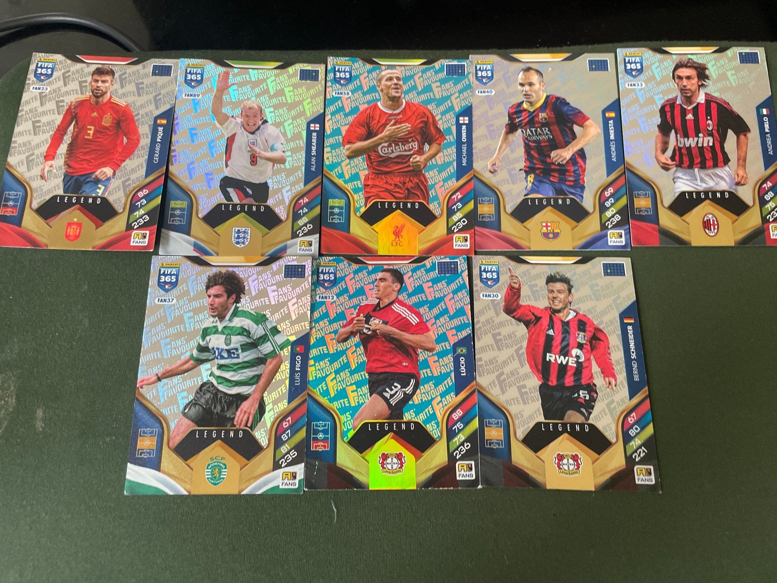 Panini FIFA 365 Legends Voetbalplaatjes - Diverse Spelers, Ophalen of Verzenden, Zo goed als nieuw, Buitenlandse clubs, Spelerskaart