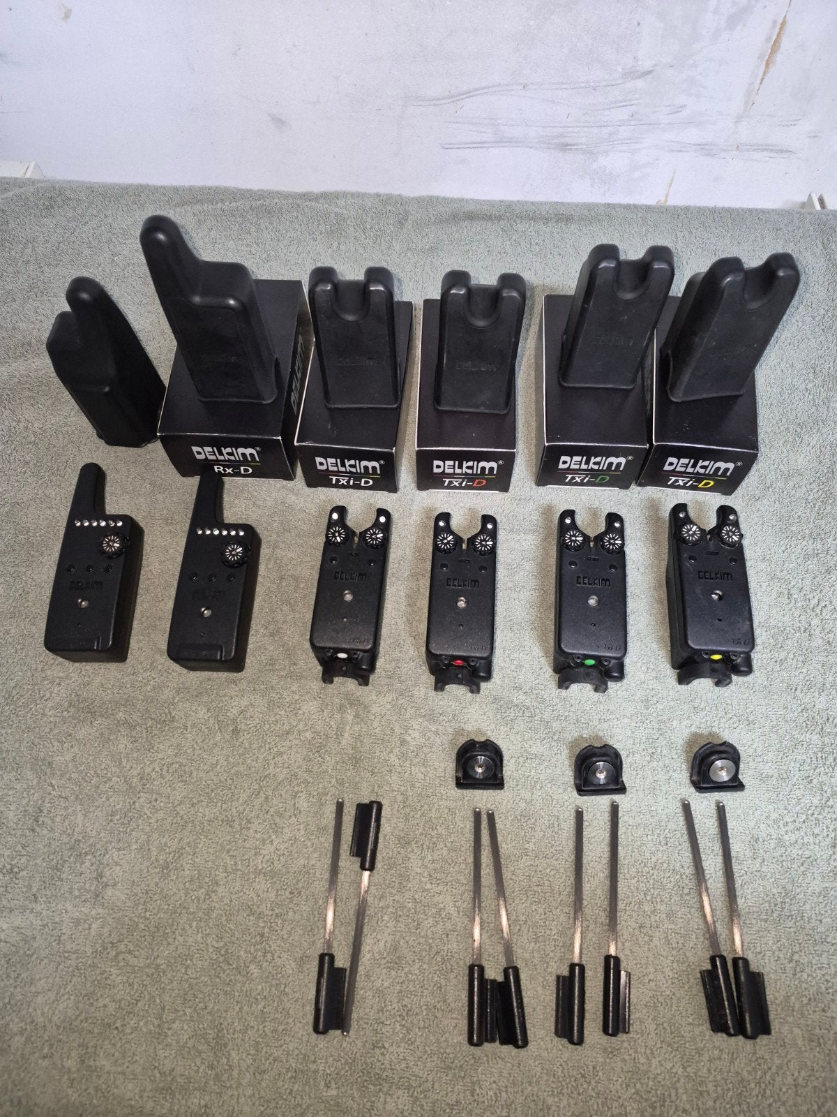 Delkim Txi-D 4+1 (of 4+2) Set | R-G-W-G | Zeer Goede Staat!, Watersport en Boten, Ophalen of Verzenden, Zo goed als nieuw, Complete set