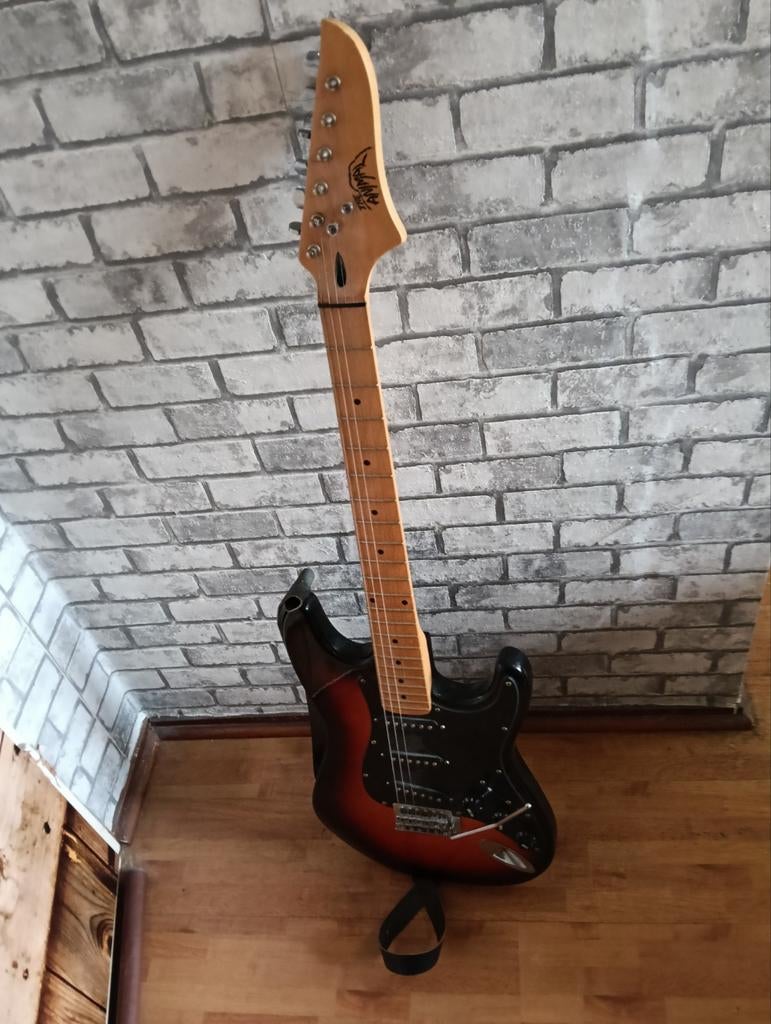 Electrische gitaar Fender the animal met hoes zolder vondst, Ophalen