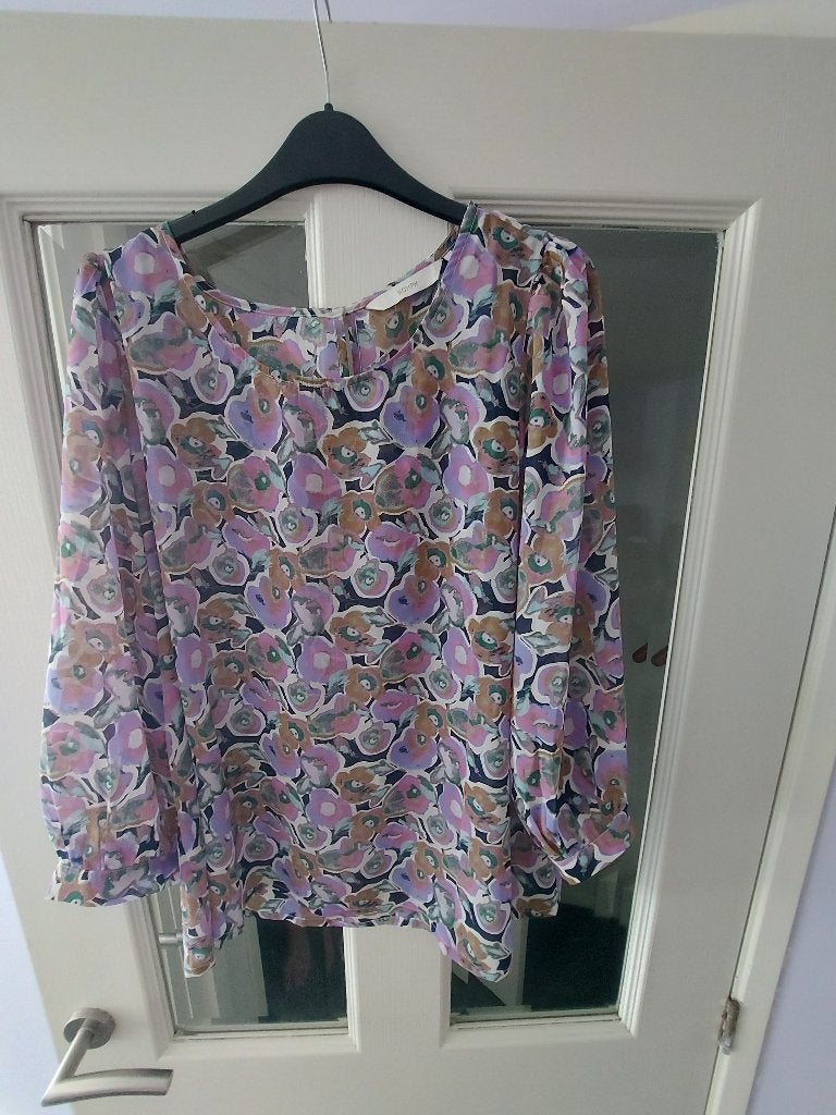 lila blouse van Numph nieuw 42/44, Ophalen, Zo goed als nieuw, Maat 42/44 (L), Paars