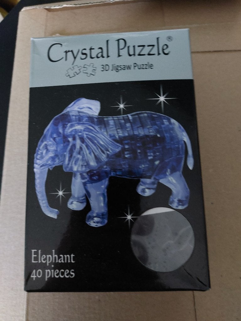 3D Jigsaw puzzle olifant, 40 stukjes, Ophalen of Verzenden, Minder dan 500 stukjes, Rubik's of 3D-puzzel