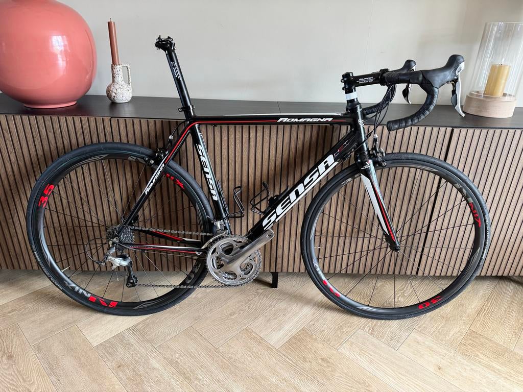 Sensa Romagna racefiets - Shimano 105 cm- Maat 56 cm, Fietsen en Brommers, Fietsen | Racefietsen, Overige merken, 28 inch, Gebruikt