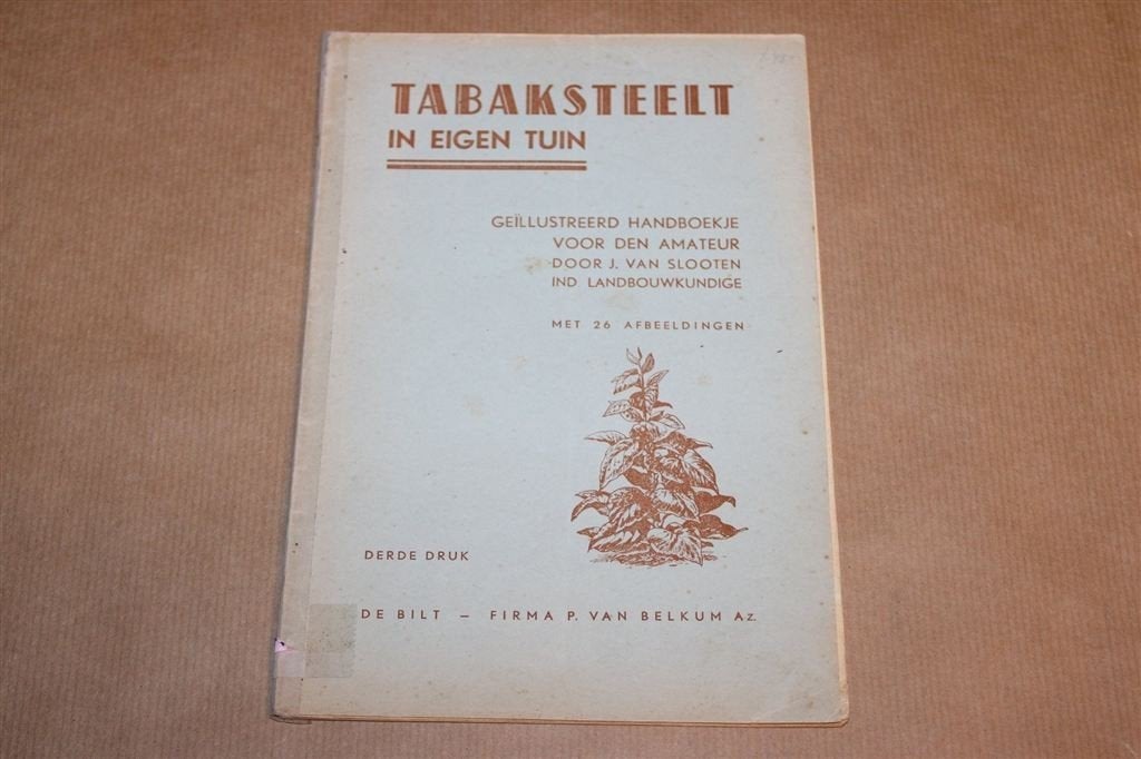 Tabaksteelt in Eigen Tuin — Vintage Handboekje ca 1946, Verzenden, Gelezen, Tuinieren en Tuinplanten