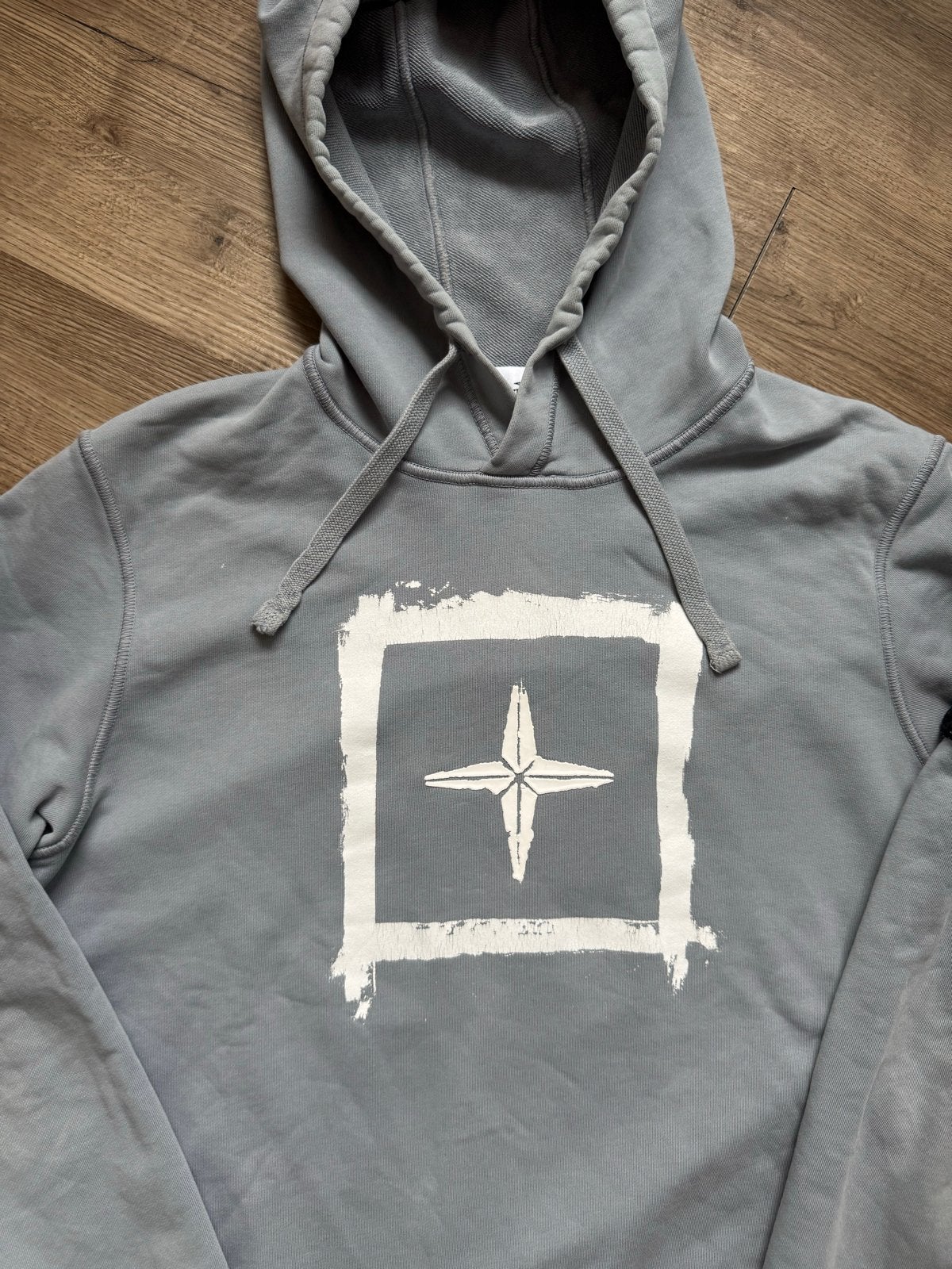 Authentieke Stone Island Hoodie - Grijs Maat M, Ophalen of Verzenden, Zo goed als nieuw