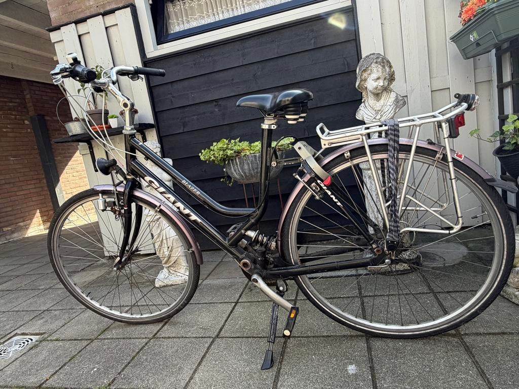 Giant dames fiets met lage instap, Fietsen en Brommers, Fietsen | Dames | Damesfietsen, 53 tot 56 cm, Gebruikt, (Extra) lage instap