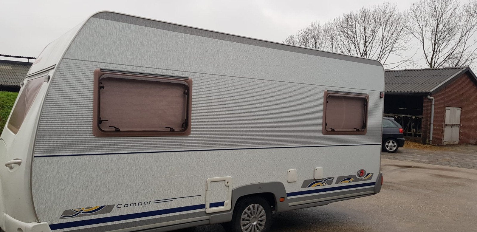Dethleffs camper 460 db + voortent en zakluifel, Airco, Rondzit, Particulier, Tot en met 4