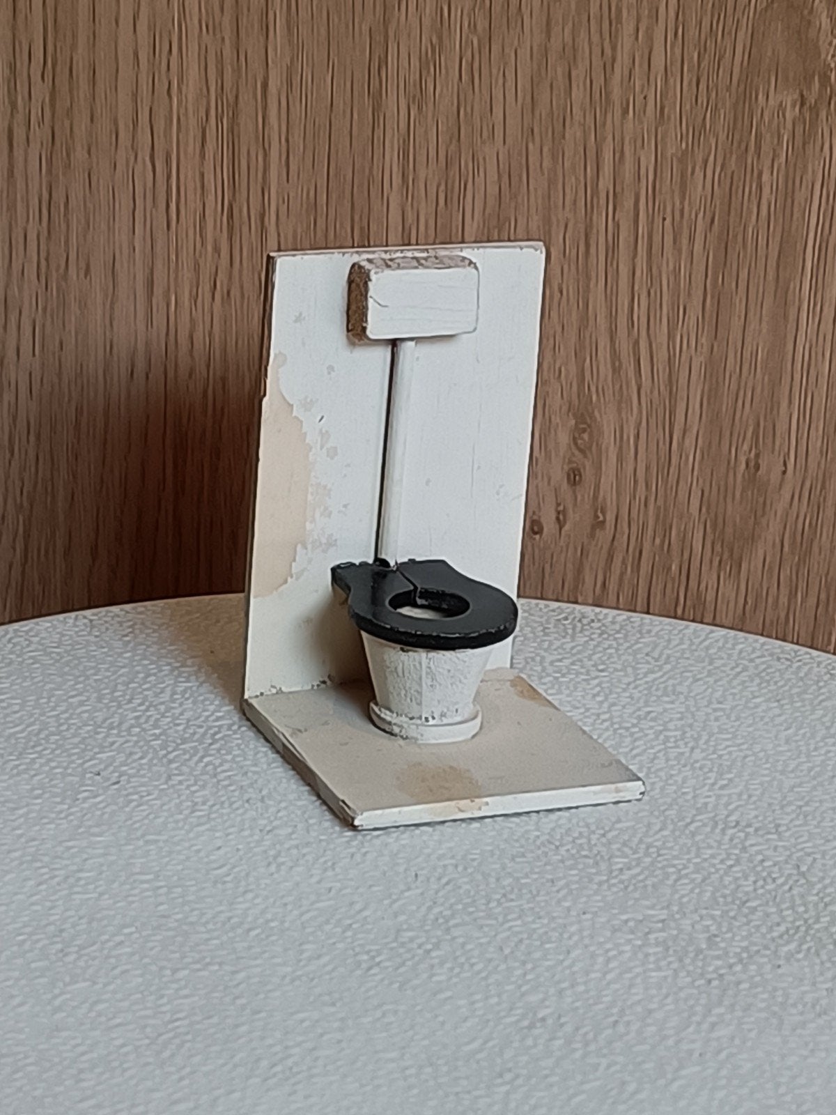 Antiek poppenhuis toilet, Verzamelen, Ophalen of Verzenden, Gebruikt, Poppenhuis