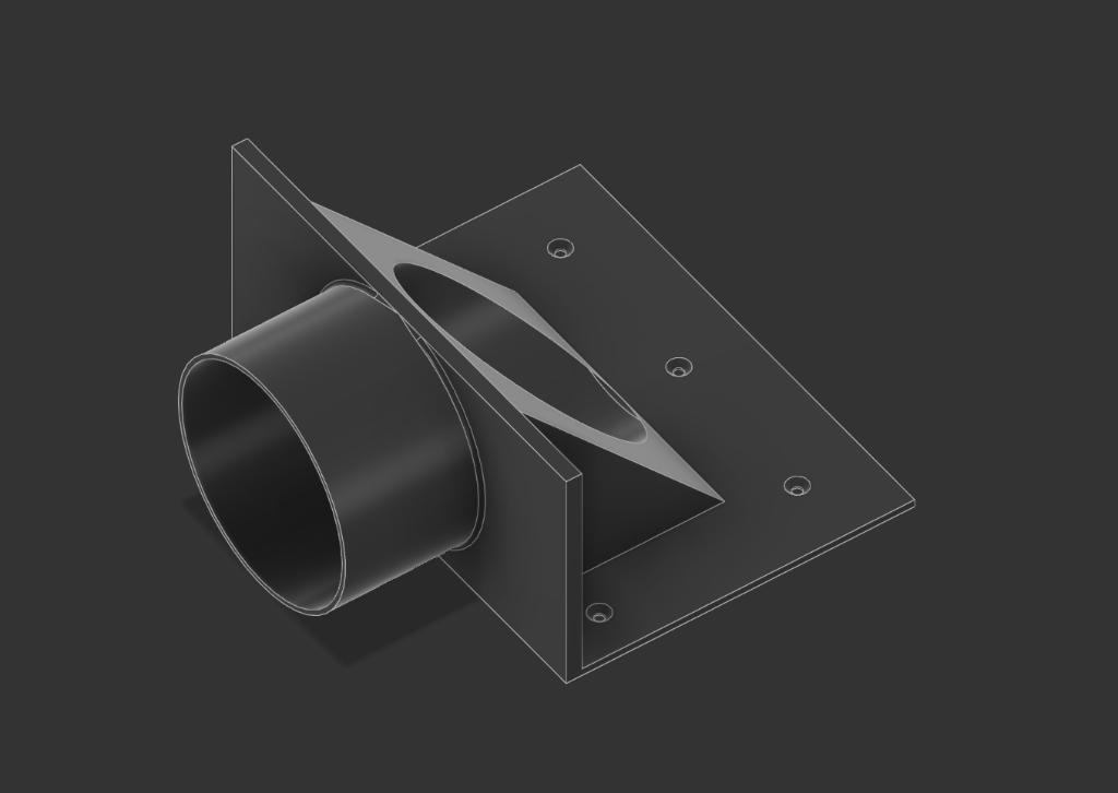 Dakafvoer plat dak op maat PETG, 60 tot 80 mm, Nieuw, Ophalen of Verzenden, Minder dan 2 meter