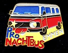Pro nachtbus Emmen pin, Verzenden, Nieuw, Transport, Speldje of Pin