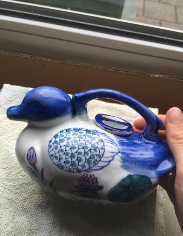 Chinese theepot/gieter eend, Ophalen of Verzenden