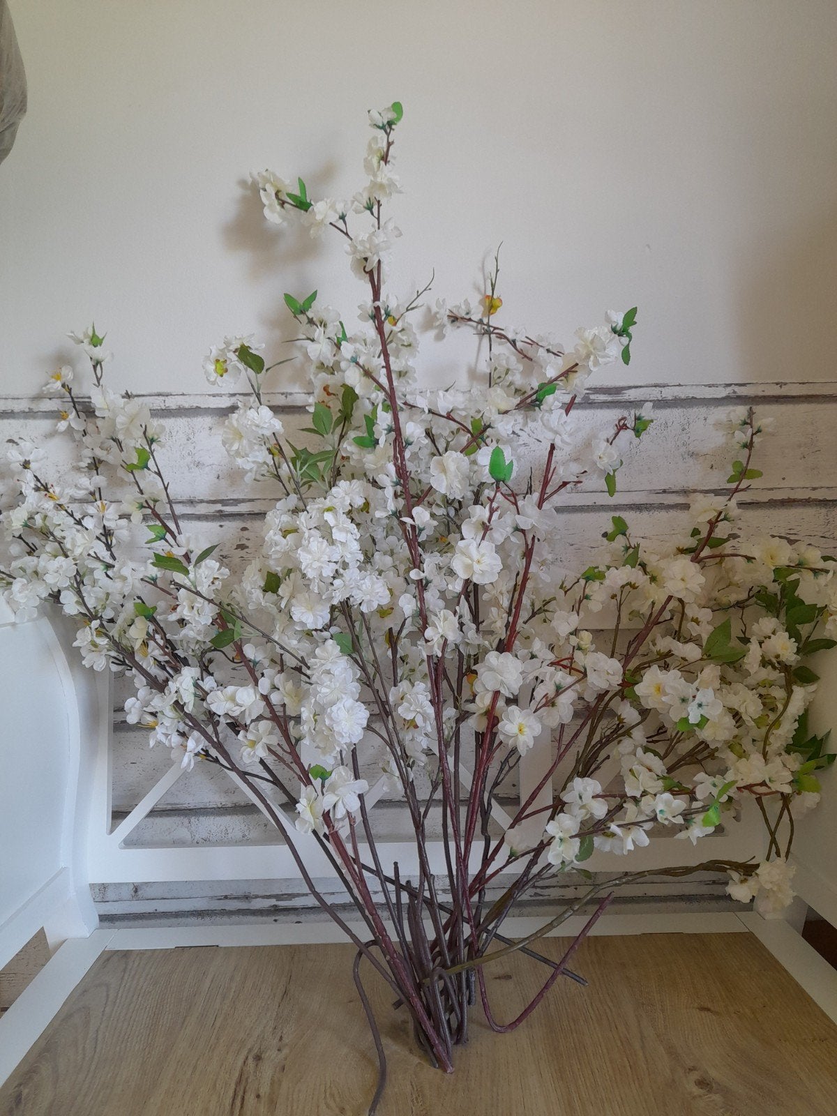 witte bloesem takken kunstbloemen, Verzenden, Binnen