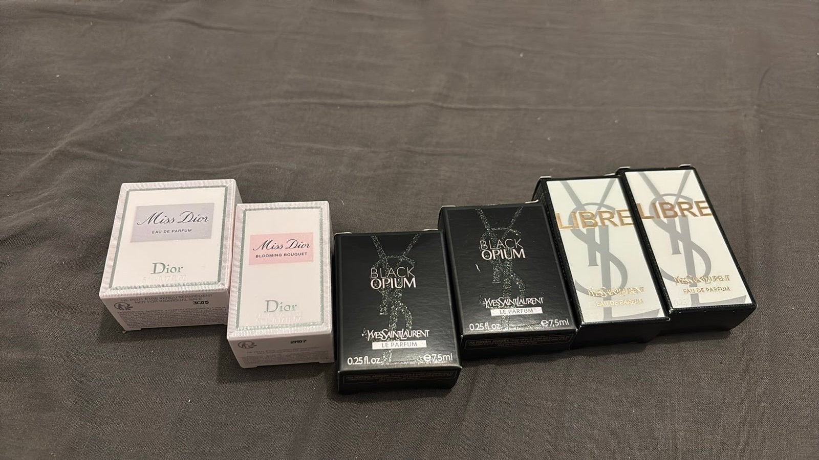 Parfum mini's: Dior, YSL Black Opium, YSL Libre (6 stuks), Ophalen of Verzenden, Nieuw