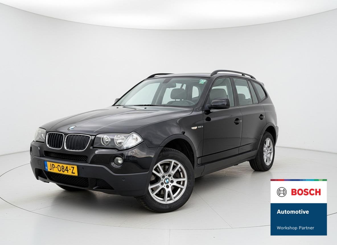 BMW X3 2.0d AUT LEER PANO, Auto's, Automaat, Euro 5, Zwart, Diesel